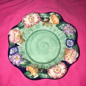 Ceramic small floral bowl